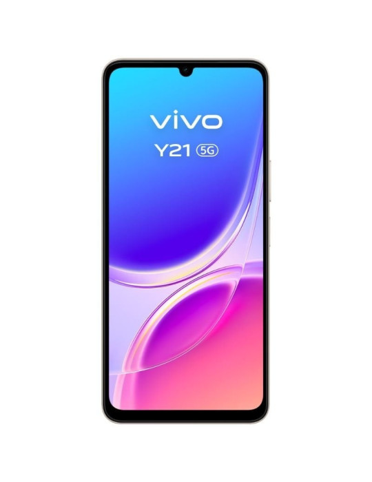 Smartphone Vivo Y21 4GB/ 256GB/ 6.74"/ 5G/ Oro/ Incluye Cargador + Auriculares