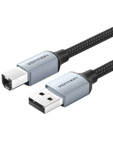Cable USB 2.0 Impresora Vention CTTHL/ USB Tipo-B Macho - USB Macho/ 480Mbps/ 10m/ Gris
