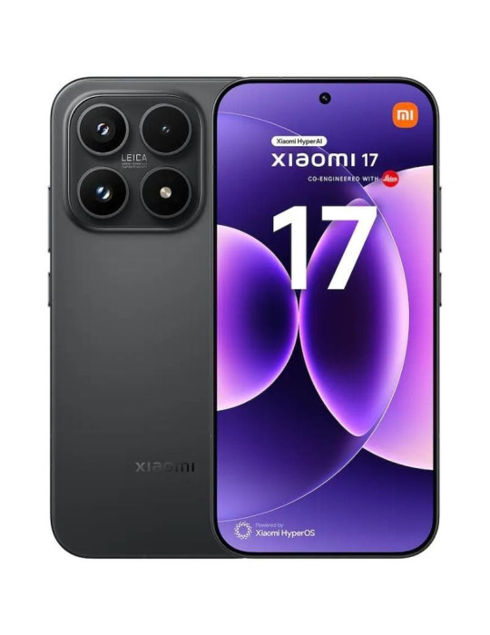 Smartphone Xiaomi 17 12GB/ 512GB/ 6.3"/ 5G/ Negro