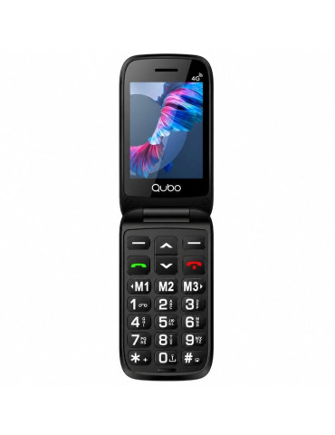Teléfono Móvil Qubo P-220RD 4G para Personas Mayores/ Rojo 2