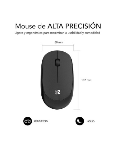 Ratón Inalámbrico Subblim Business Plus Silencioso/ Hasta 1200 DPI 2
