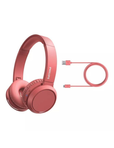 Auriculares Inalámbricos Philips TAH4205/ con Micrófono/ Bluetooth/ Rojos 2