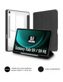 Funda Subblim Clear Shock para Tablet Samsung S9 11"/ S9 FE 10.9"/ Negra