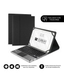 Funda con Teclado Subblim Keytab Pro Bluetooth Touchpad para Tablets de 10.1"-10.8"/ Negra