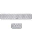 Pack de 2 Reposamuñecas Subblim Ergo AirPadding/ Plateadas