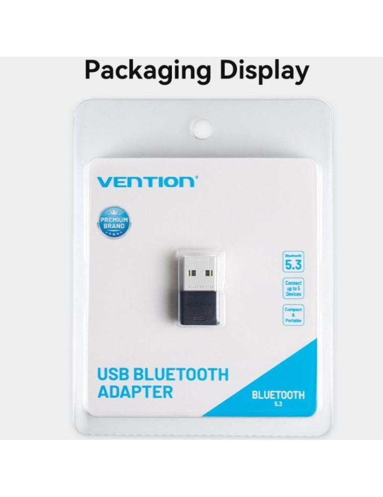 Adaptador USB - Bluetooth 5.3 Vention NAHB0