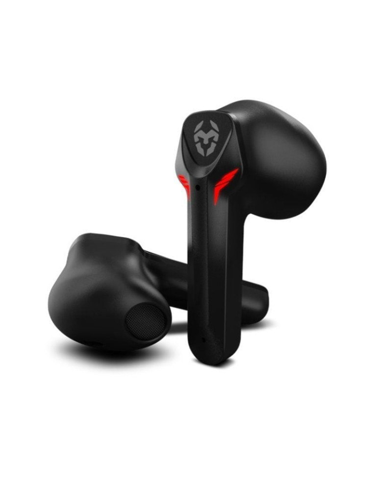Auriculares Bluetooth Krom Kall con estuche de carga/ Autonomía 4h/ Negros