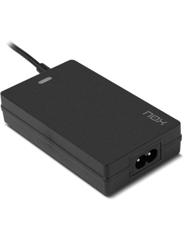 Cargador de Portátil Nox 65W/ 65W/ 1xUSB/ Automático/ 10 Conectores/ Voltaje 15-20V 2