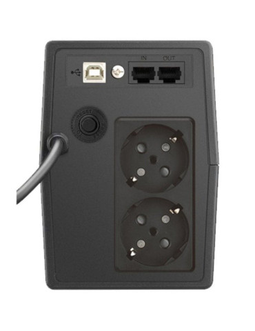 SAI Línea Interactiva Phasak 600 VA LCD/ 600VA/ 2 Salidas/ Formato Torre 2