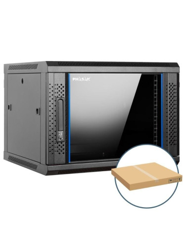 Armario Rack Mural Desmontado Phasak PHO 2209D/ 19"/ Altura 9U