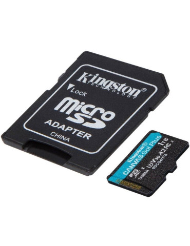 Tarjeta de Memoria Kingston CANVAS Go! Plus 1TB microSD XC con Adaptador/ Clase 10/ 200MBs 2