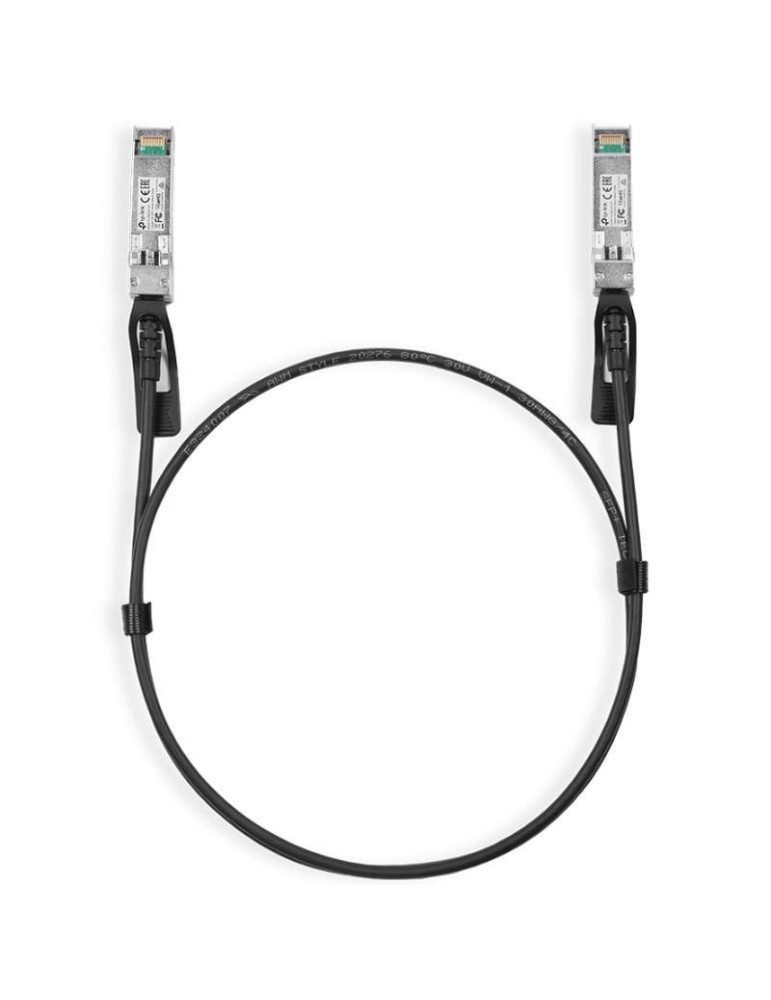 Cable de conexión directa SFP+ TP-Link TL-SM5220-1M/ 10G/ 1m/ Negro