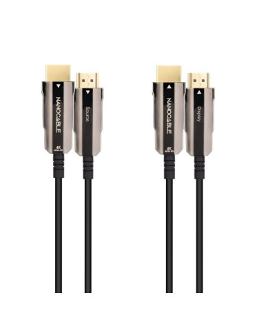 Cable HDMI 2.0 4K Nanocable 10.15.2010/ HDMI Macho - HDMI Macho/ 10m/ Negro 2
