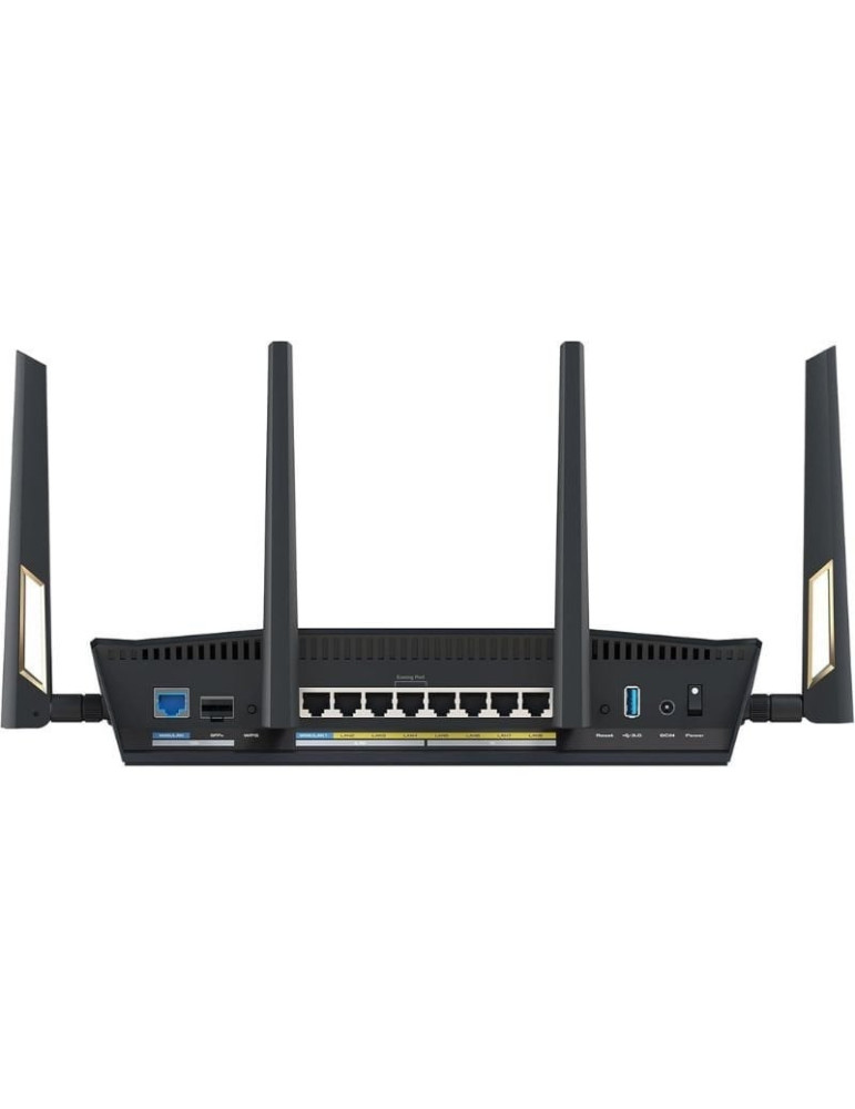 Router Inalámbrico Asus RT-BE88U/ WiFi 7/ 7200Mbps/ 2.4GHz 5GHz/ 4 Antenas/ WiFi 802.11be/ax/ac/n/a/ - n/b/g