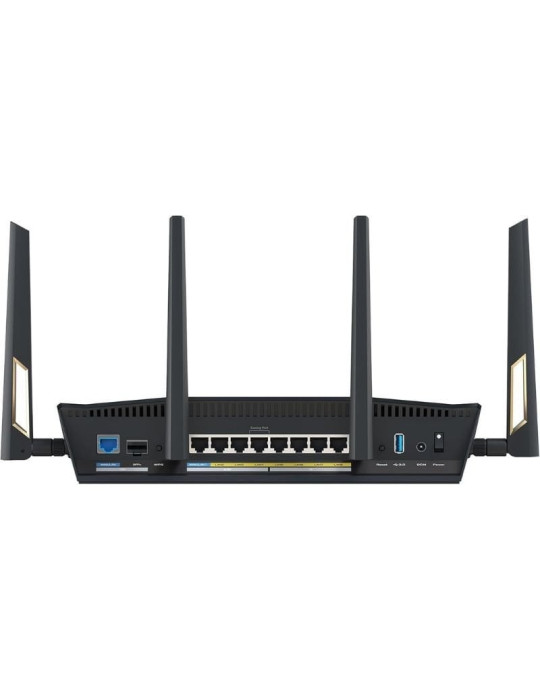 Router Inalámbrico Asus RT-BE88U/ WiFi 7/ 7200Mbps/ 2.4GHz 5GHz/ 4 Antenas/ WiFi 802.11be/ax/ac/n/a/ - n/b/g