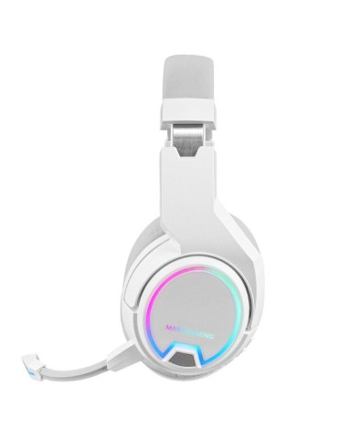 Auriculares Gaming Inalámbricos con Micrófono Mars Gaming MHW100/ Jack 3.5/ Blancos 2