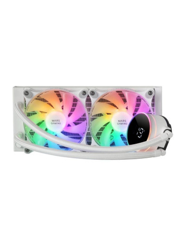 Sistema de Refrigeración Líquida Mars Gaming ML-LCD240/ Blanco 2