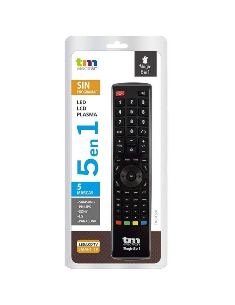 Mando Universal Magic 5 en 1 para TV SAMSUNG, LG, PHILIPS, SONY y PANASONIC