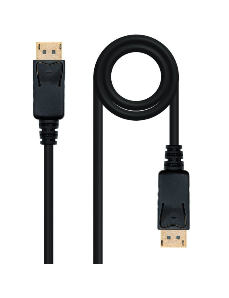 Cable DisplayPort 1.2 4K Nanocable 10.15.2310/ DisplayPort Macho - DisplayPort Macho/ 10m/ Negro