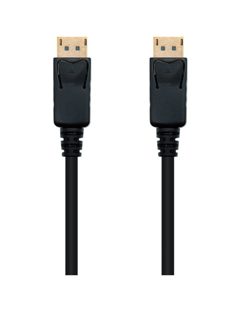 Cable DisplayPort 1.2 4K Nanocable 10.15.2310/ DisplayPort Macho - DisplayPort Macho/ 10m/ Negro