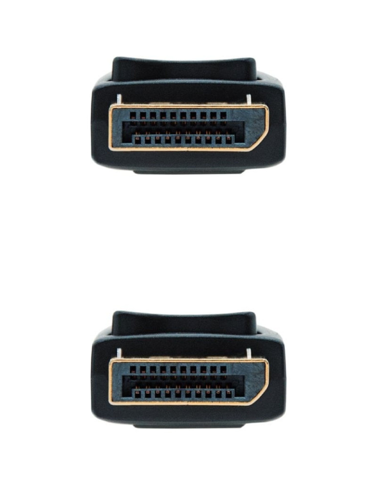 Cable DisplayPort 1.2 4K Nanocable 10.15.2310/ DisplayPort Macho - DisplayPort Macho/ 10m/ Negro