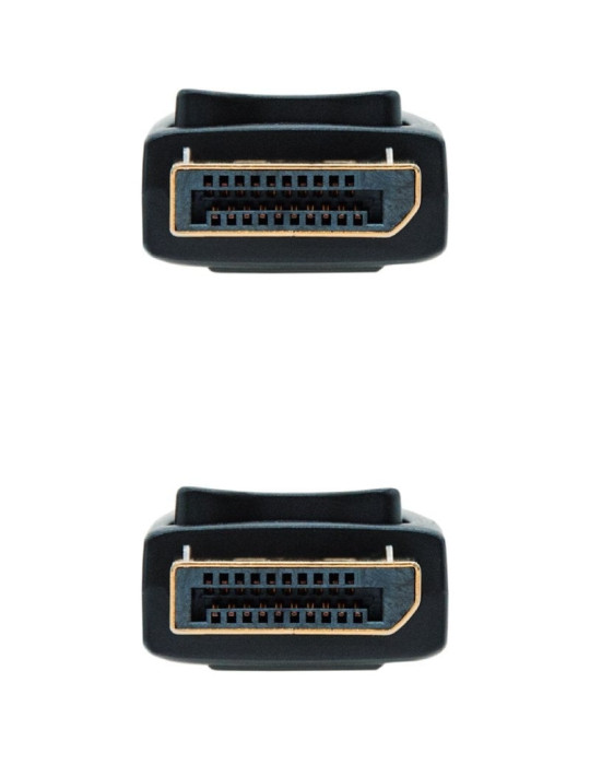 Cable DisplayPort 1.2 4K Nanocable 10.15.2310/ DisplayPort Macho - DisplayPort Macho/ 10m/ Negro