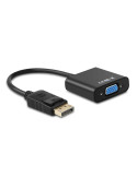 Conversor Aisens A125-0367/ DisplayPort Macho - VGA Hembra/ 15cm/ Negro
