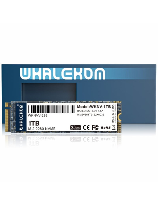 Disco SSD Whalekom WKNV 1TB/ M.2 2280 PCIe Gen3/ Full Capacity