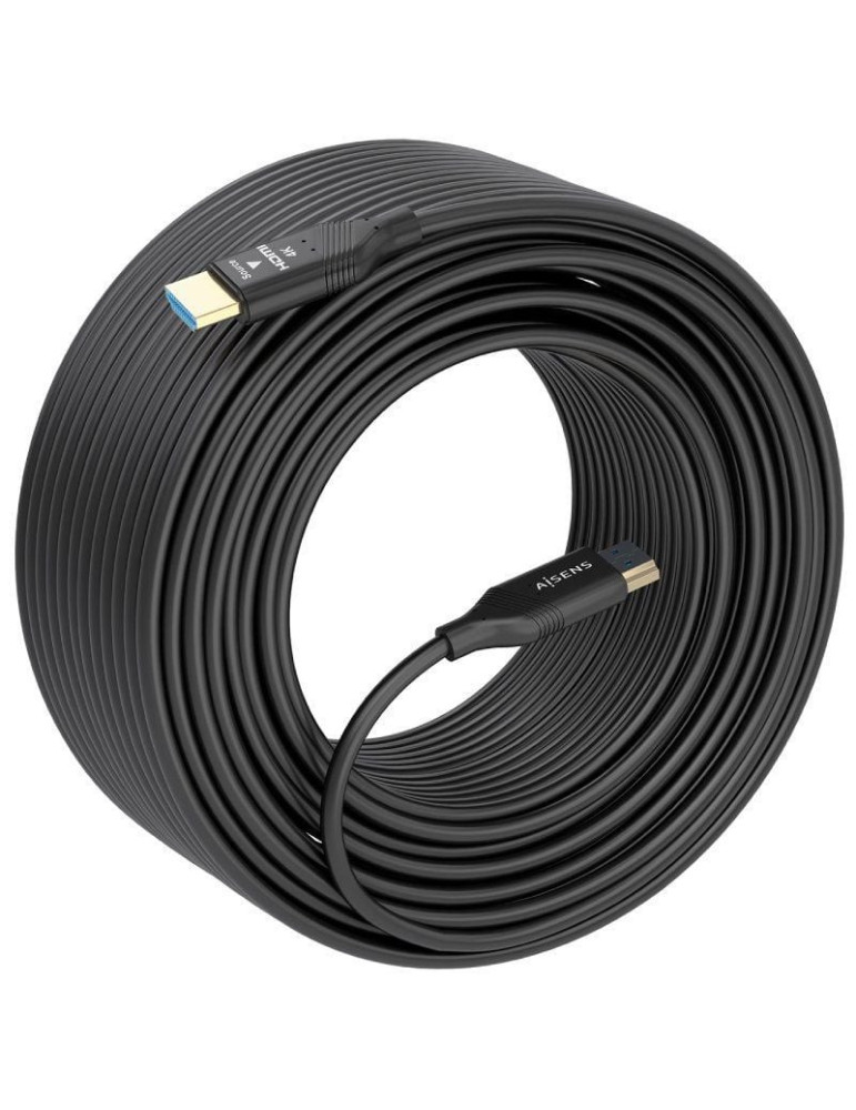 Cable HDMI 2.0 AOC 4K Aisens A148-0928/ HDMI Macho - HDMI Macho/ 10m/ Negro