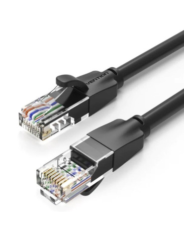 Cable de Red RJ45 UTP Vention IBEBY Cat.6/ 30cm/ Negro