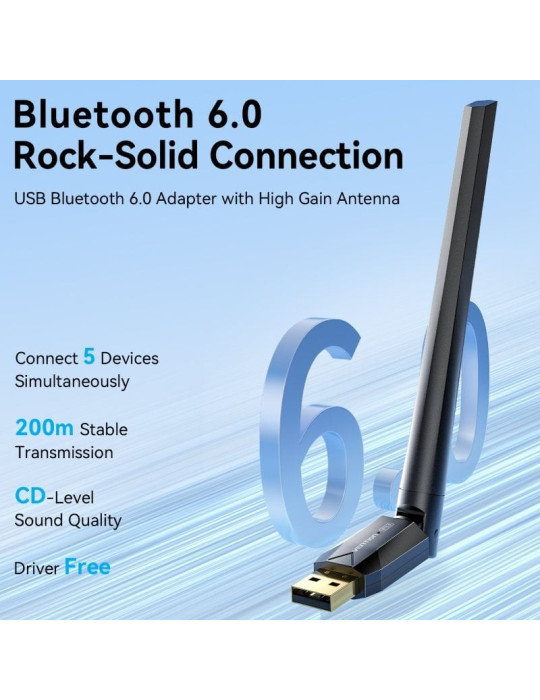 Adaptador USB - Bluetooth 6.0 Vention NAMB0