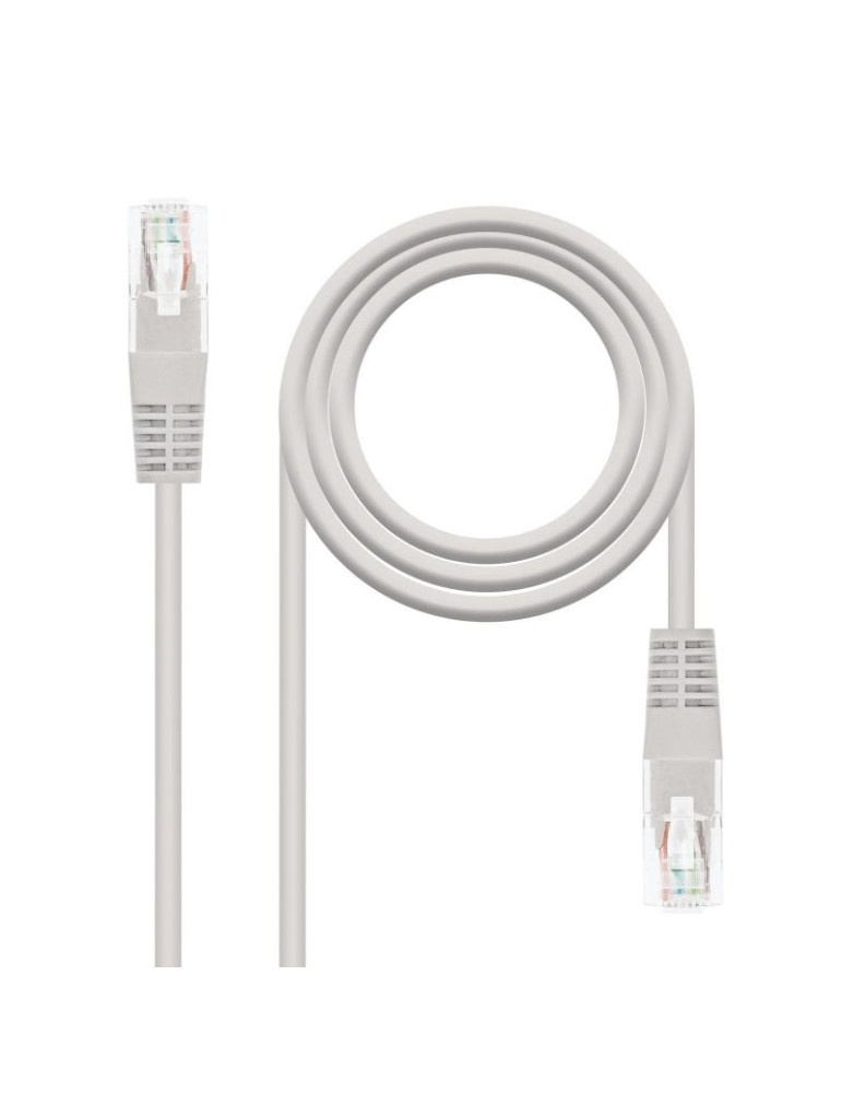 Cable de Red RJ45 UTP Nanocable 10.20.0420 Cat.6/ 20m/ Gris