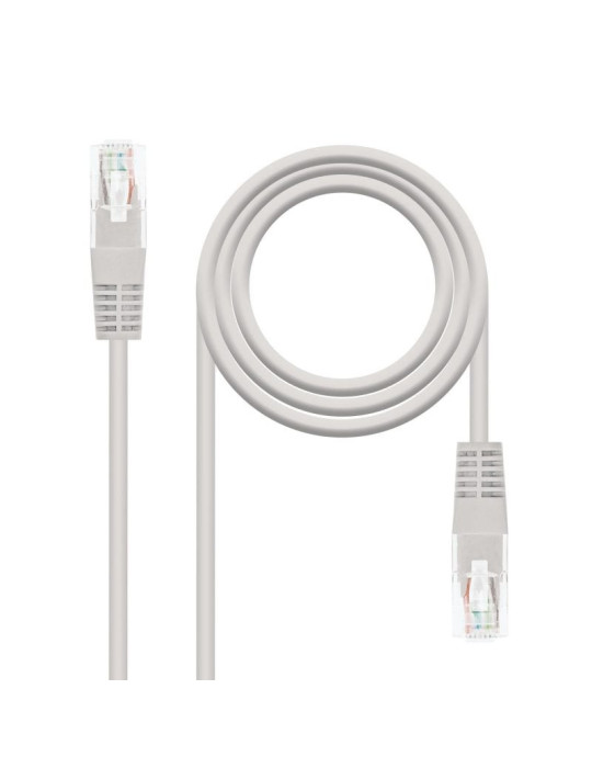 Cable de Red RJ45 UTP Nanocable 10.20.0420 Cat.6/ 20m/ Gris