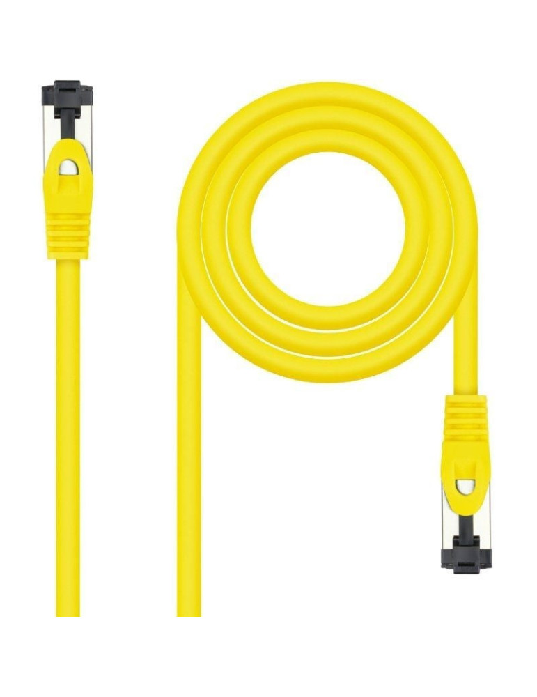 Cable de Red RJ45 SSTP Nanocable 10.20.2000-L25-Y Cat.8.1/ 25cm/ Amarillo
