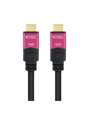 Cable HDMI 2.0 4K Nanocable 10.15.3715/ HDMI Macho - HDMI Macho/ 15m/ Negro 2