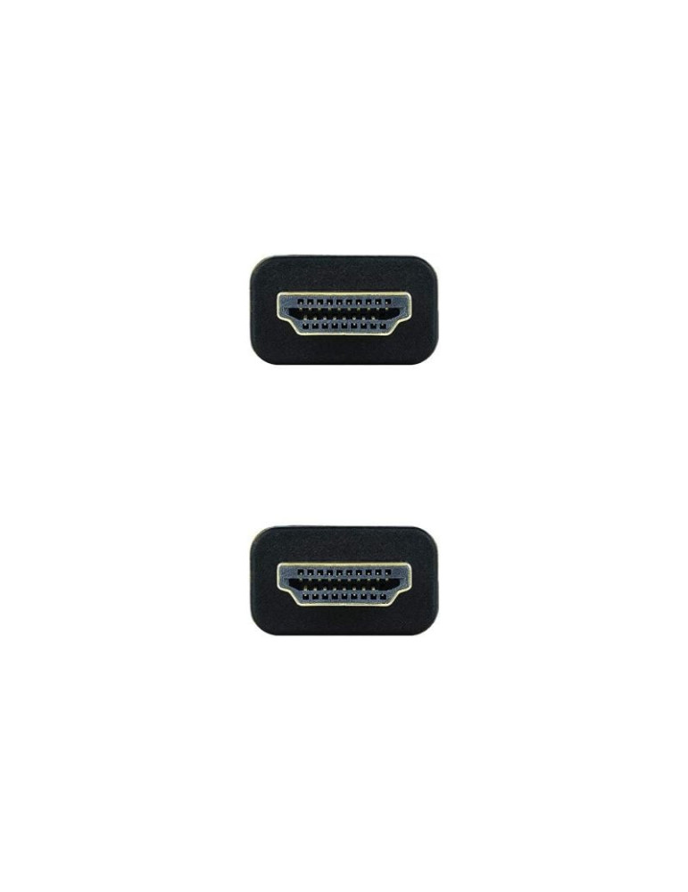 Cable HDMI 2.0 4K Nanocable 10.15.3715/ HDMI Macho - HDMI Macho/ 15m/ Negro