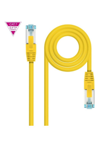 Cable de Red RJ45 SFTP Nanocable 10.20.1700-L25-Y Cat.7/ LSZH/ 25cm/ Amarillo 2