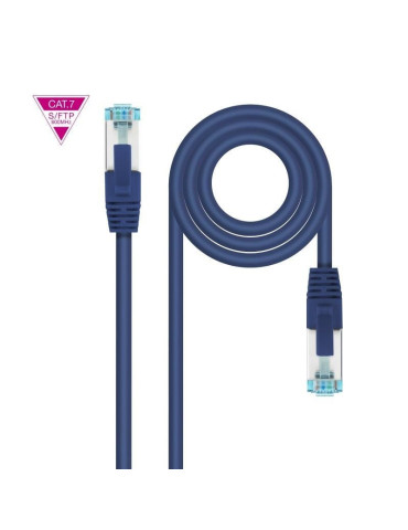 Cable de Red RJ45 SFTP Nanocable 10.20.1701-BL Cat.7/ 1m/ Azul 2