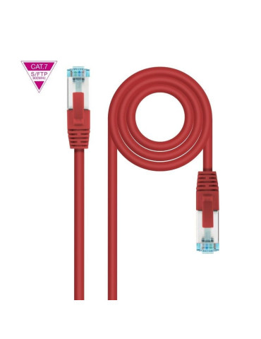 Cable de Red RJ45 SFTP Nanocable 10.20.1702-R Cat.7/ 2m/ Rojo 2