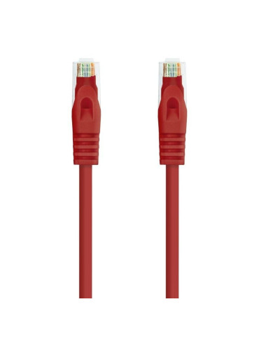 Cable de Red RJ45 UTP Nanocable 10.20.1800-L25-R Cat.6A/ LSZH/ 25cm/ Rojo