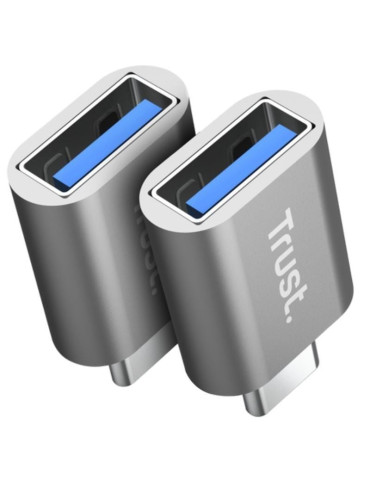 Adaptador USB 3.0 Trust Calyx 26221/ USB Tipo-C Macho - USB Hembra 2