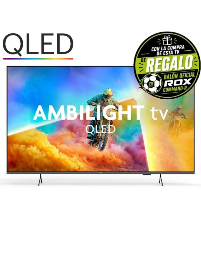 Televisor Philips QLED 55PQS8501 55"/ Ultra HD 4K/ Ambilight/ Smart TV/ WiFi