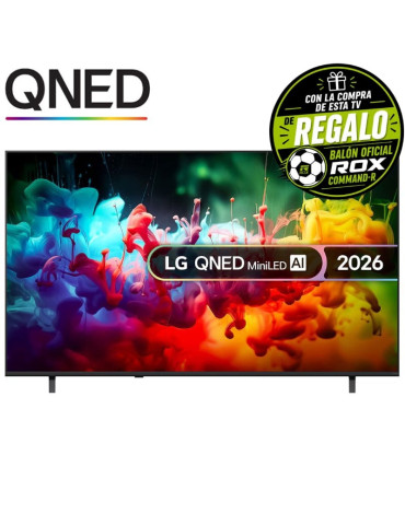 Televisor LG QNED MiniLED AI QNED72 75QNED72B6A 75"/ Ultra HD 4K/ Smart TV/ WiFi
