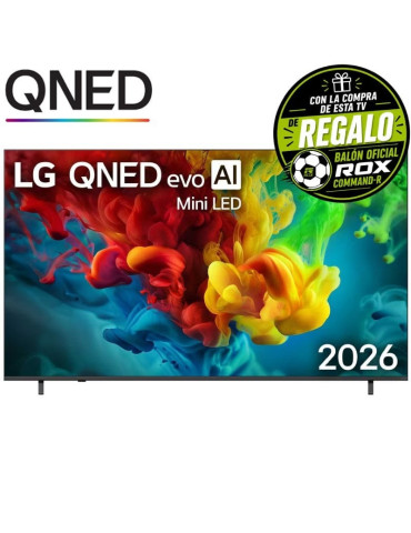 Televisor LG QNED evo AI QNED83B Mini LED 75QNED83B6A 75"/ Ultra HD 4K/ Smart TV/ WiFi