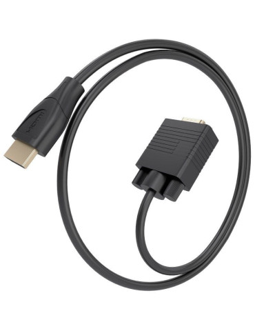 Cable Conversor Aisens A122-1012 SVGA Macho/ HDMI Macho/ 2m/ Negro 2
