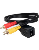 Prolongador Balun de audio y vídeo Fonestar FO-355