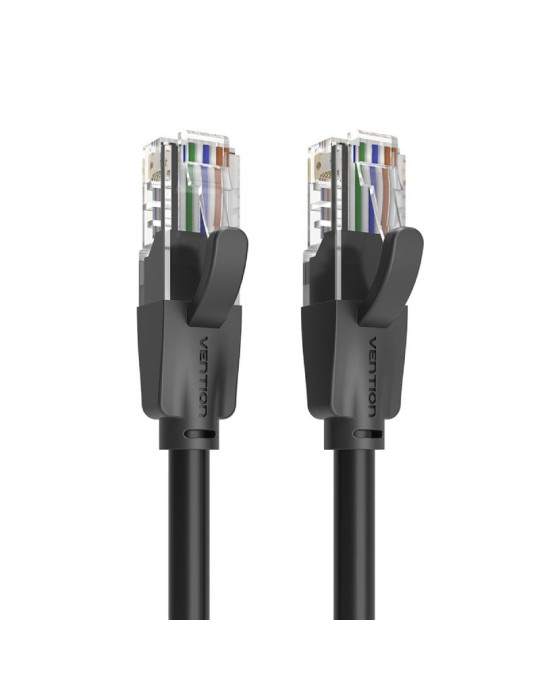 Cable de Red RJ45 UTP Vention IBEBY Cat.6/ 30cm/ Negro