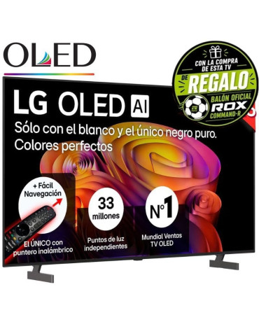 Televisor LG OLED AI B6 OLED65B6ELC 65"/ Ultra HD 4K/ Smart TV/ WiFi