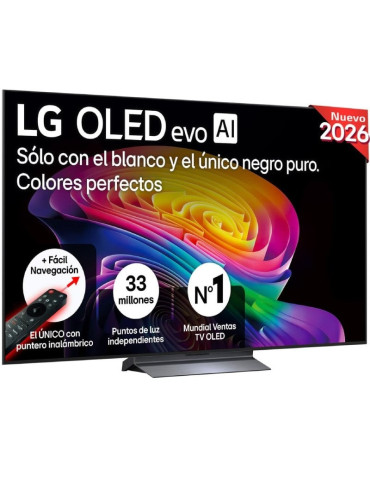 Televisor LG OLED evo AI C6 OLED65C66LB 65"/ Ultra HD 4K/ Smart TV/ WiFi 2