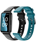 Smartwatch SPC Duo Fit/ Notificaciones/ Frecuencia Cardíaca/ Negro Oscuro